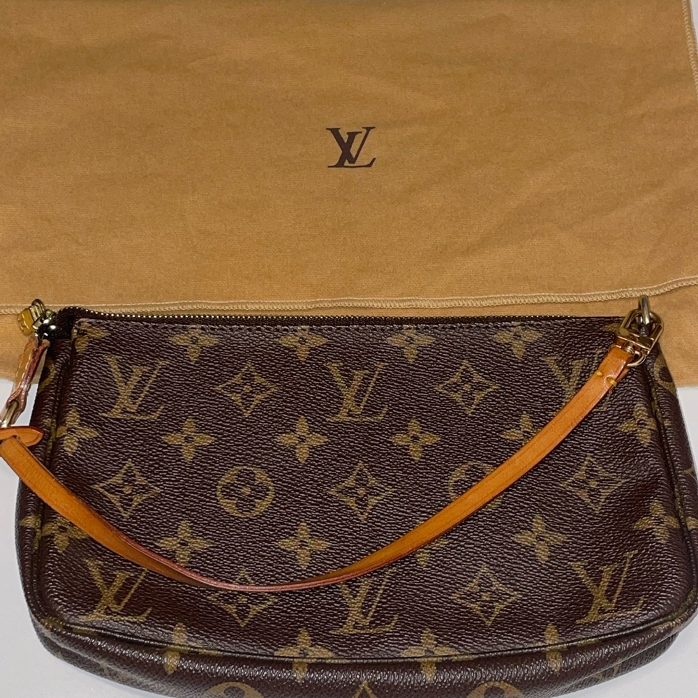 Authentic Louis Vuitton Pouchette Monogram